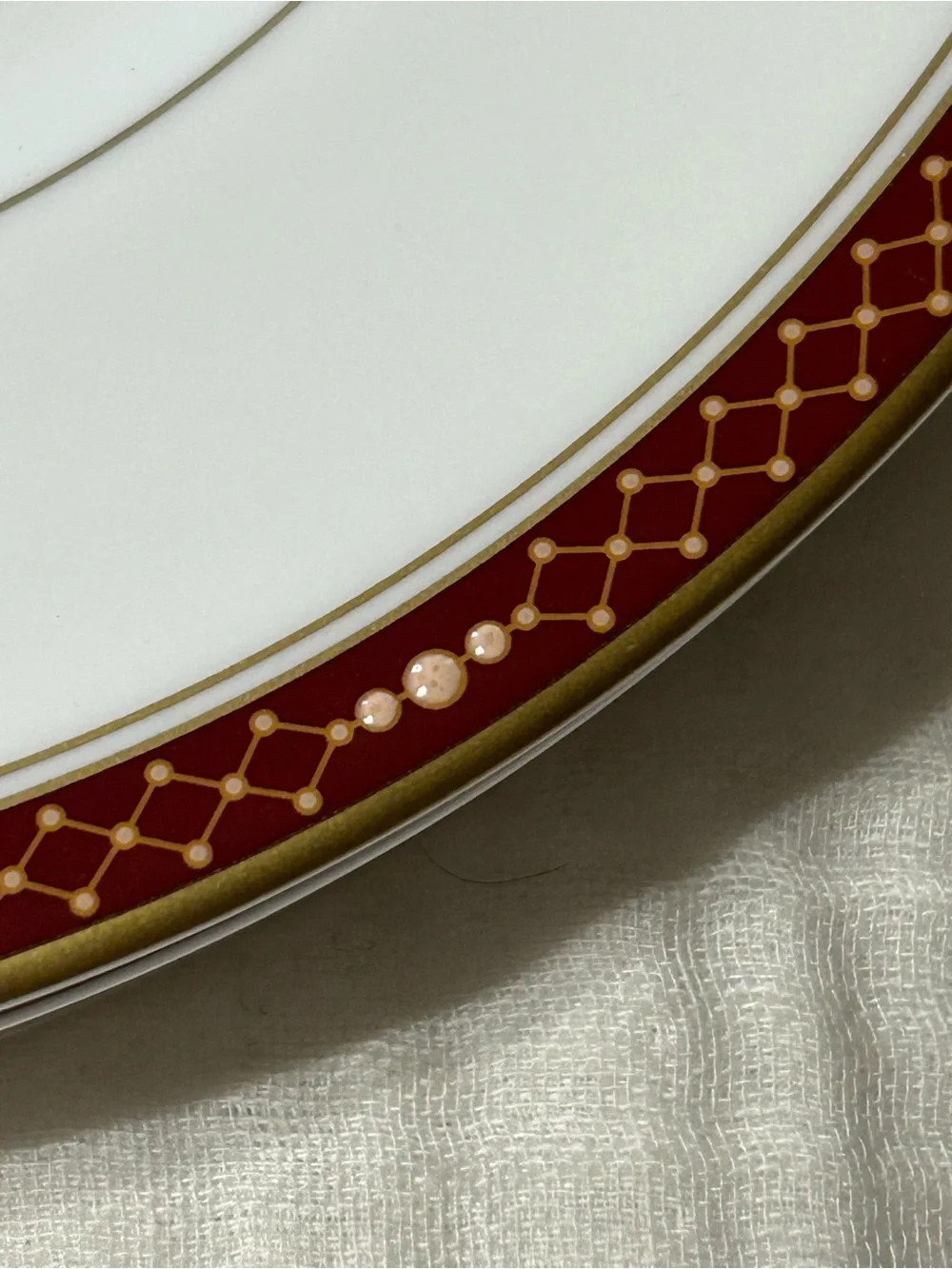 WATERFORD CHINA Trapani set of 4 salad dessert plates 8” New